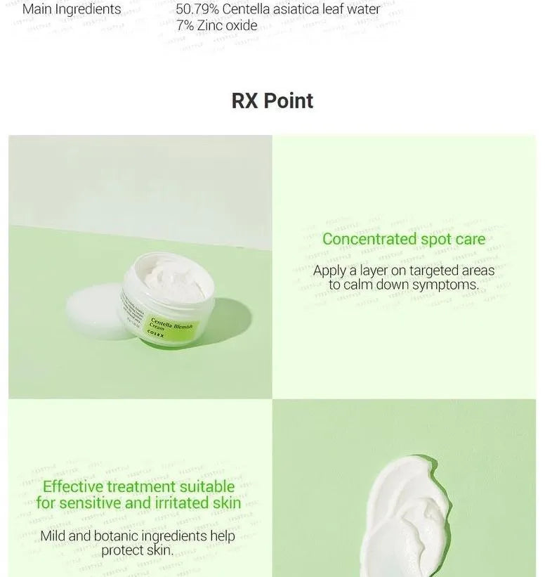 Centella Blemish Cream - Sensitive skin